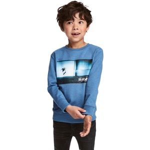H&M Boy’s Crew Neck Sweater Blue 8-10